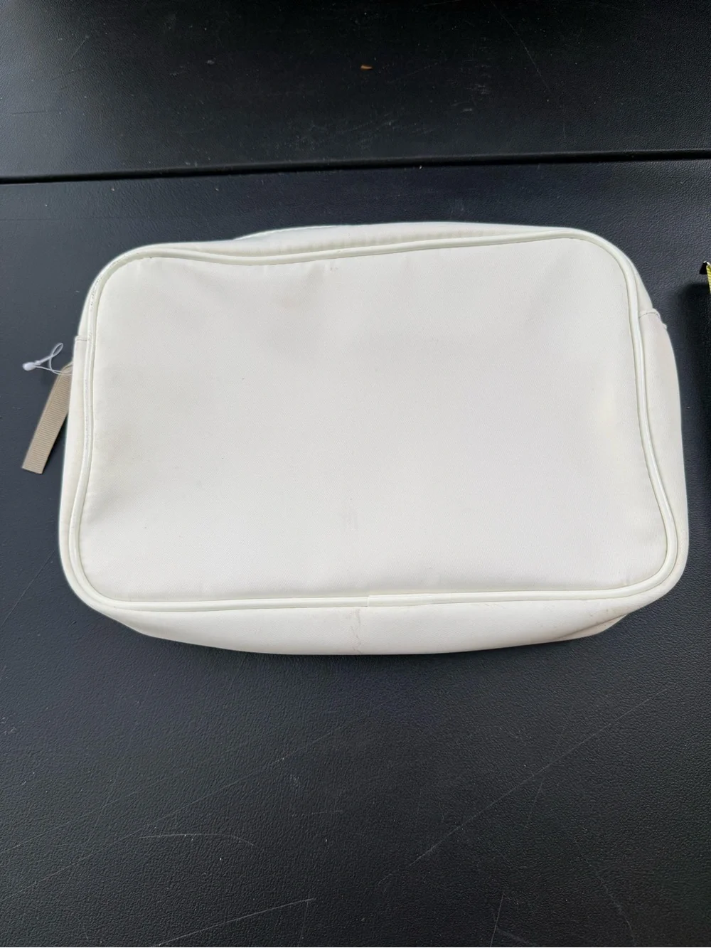 Women’s J. Crew White Travel Toiletry Bag